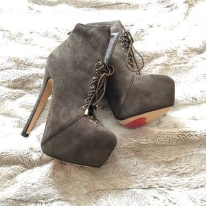 Luichiny Rose Anna 6” Heels, Army Green